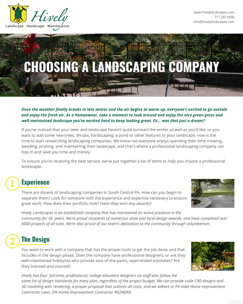 choosing a landscaping company pdf page 1